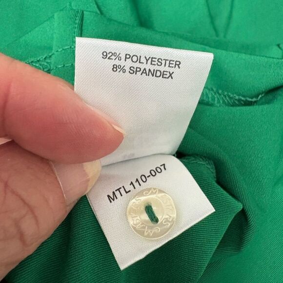 Masters Golf Tech Green Polo Short Sleeve Top Size XL - Picture 5 of 7